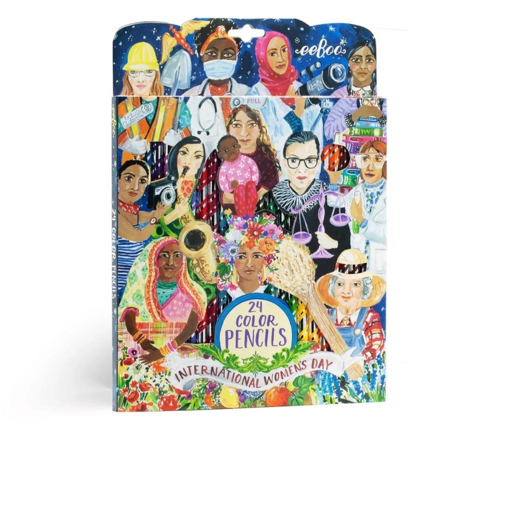 eeBoo International Women's Day Color Pencils